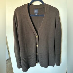 Brown GAP Cotton Cardigan